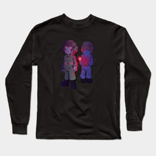 Chara and Frisk Swapfell Long Sleeve T-Shirt